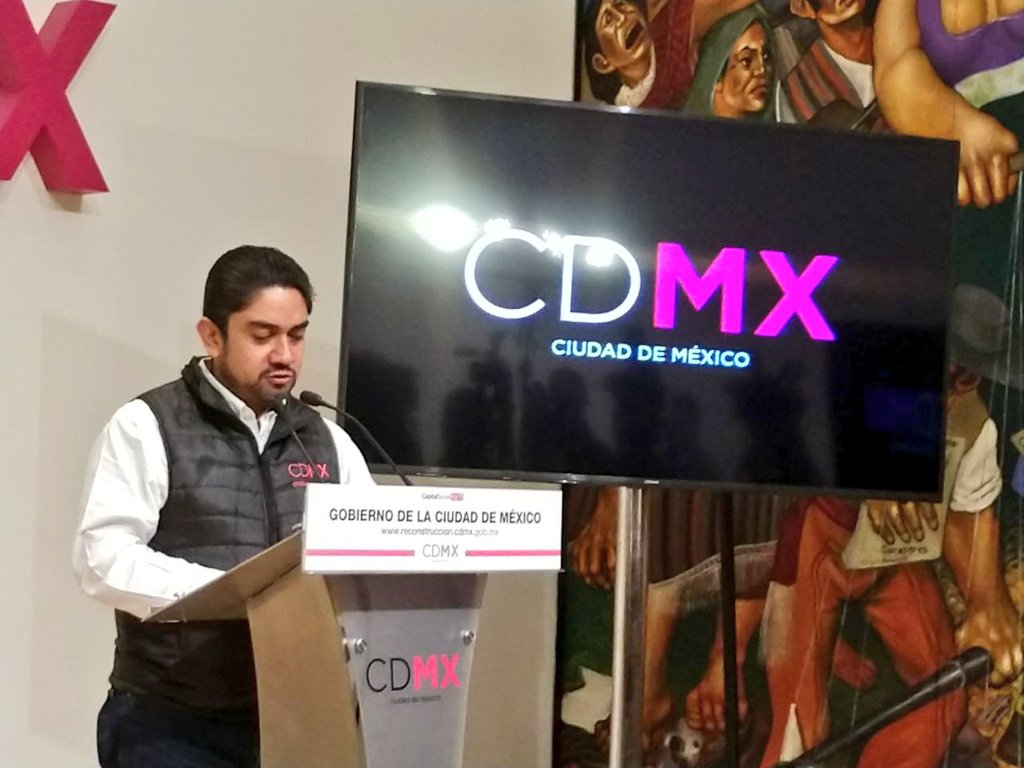 Edgar Tungüí, secretario de Obras de la Ciudad de México.