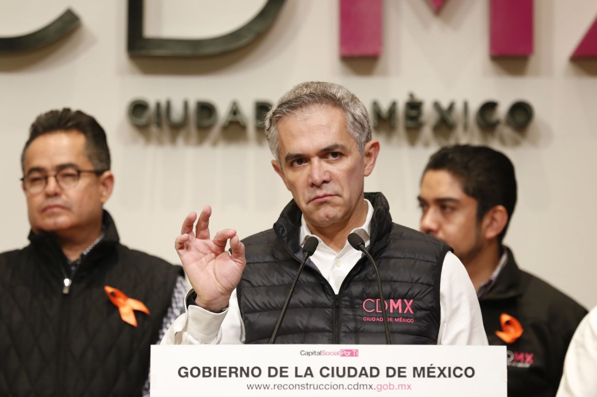 Miguel Ángel Mancera, jefe de Gobierno de la Ciudad de México.