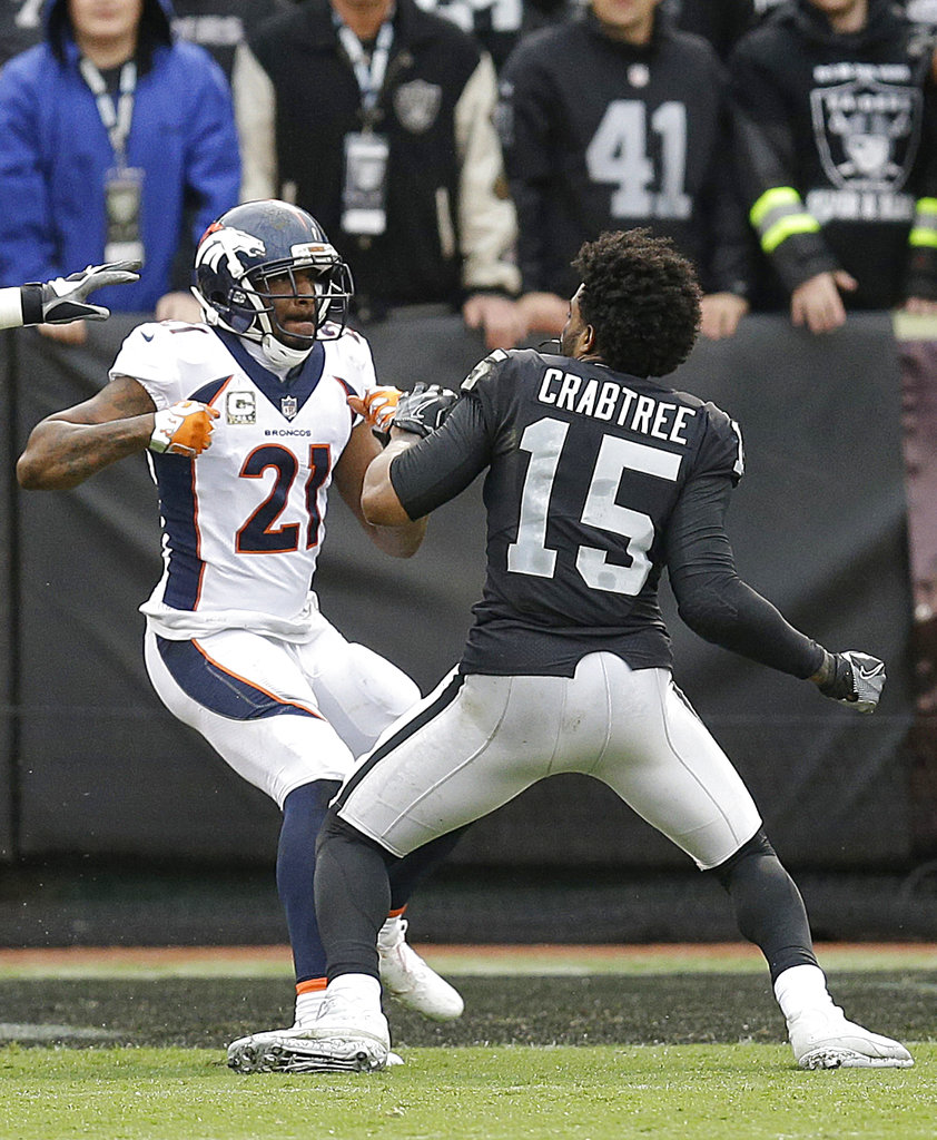 Aquib Talib y Michael Crabtree protagonizaron una pelea