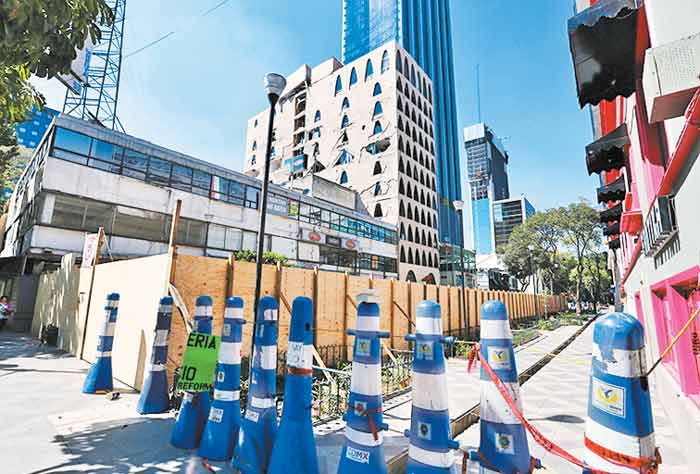 El inmueble quedó dañado tras el terremoto del 19 de septiembre.