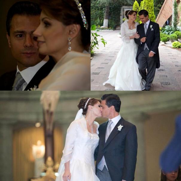 El Presidente y Angélica Rivera se casaron el 27 de noviembre de 2010 en el Estado de México.