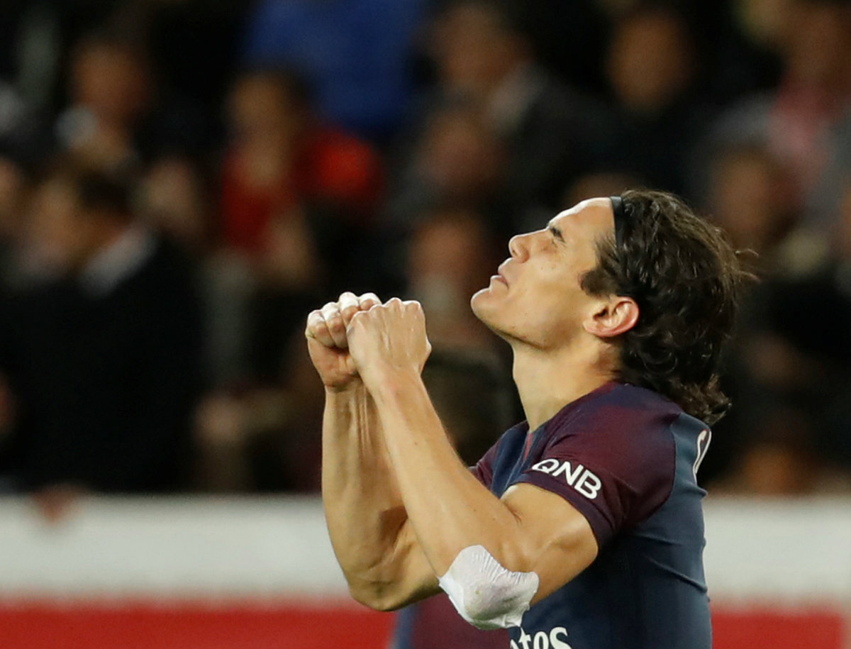 Edinson Cavani, delantero del PSG