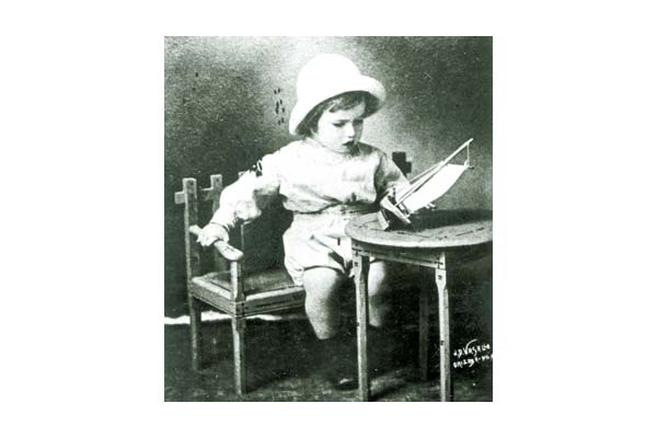 El futuro compositor fue muy observador desde pequeño. 