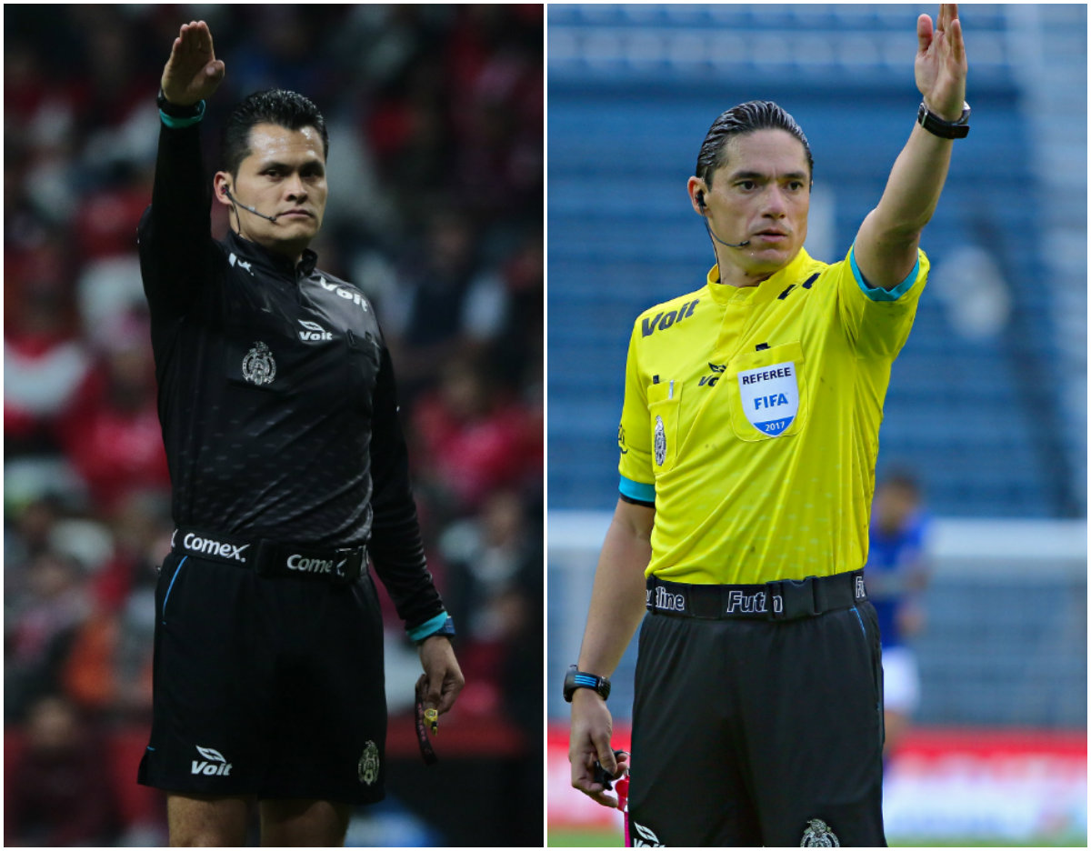 Oscar Macías Romo y Jorge Antonio Pérez Durán serán los centrales para los duelos de ida de las Semifinales del Apertura 2017