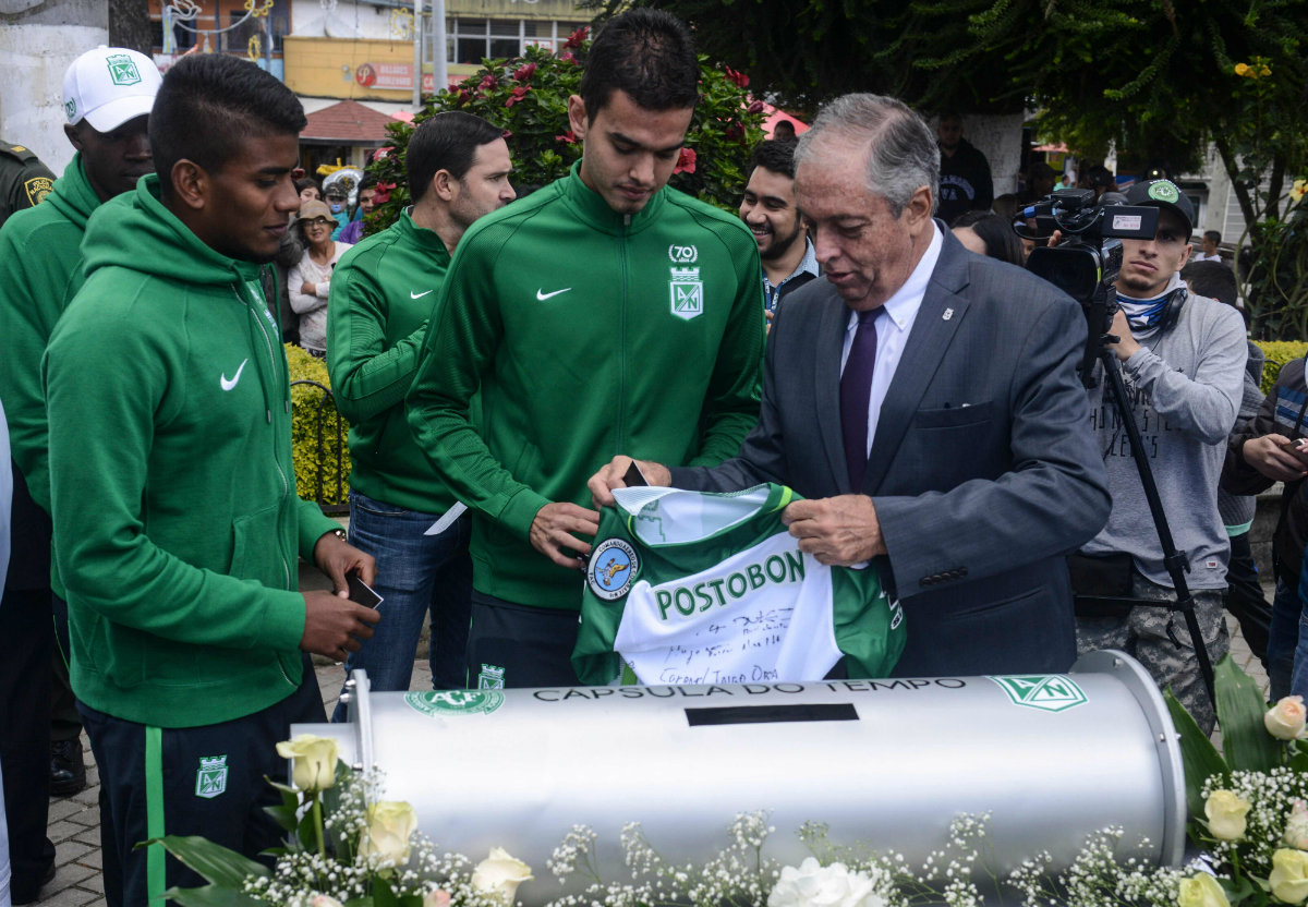Se hizo una cápsula del tiempo en memoria de las víctimas del Chapecoense