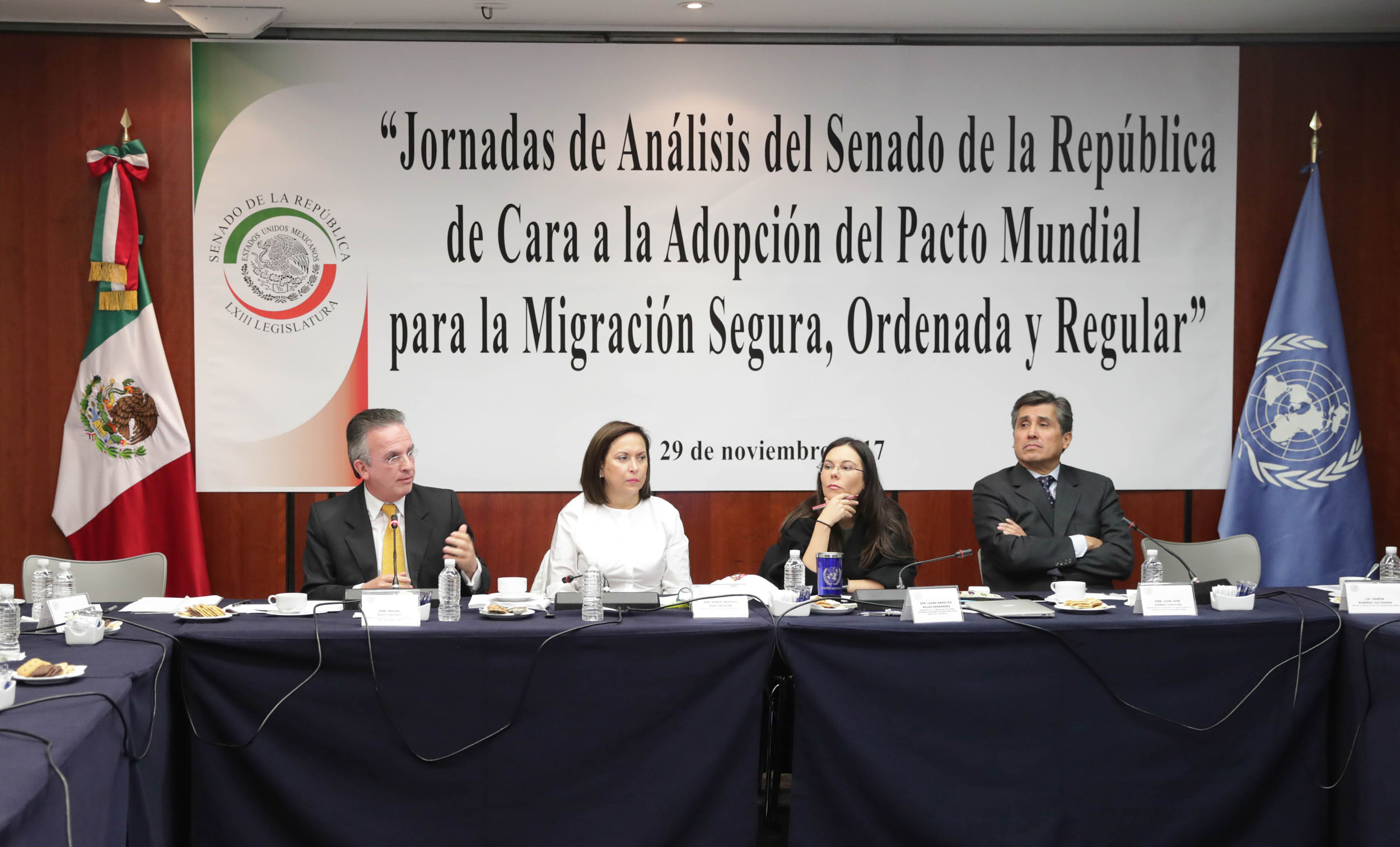 México se prepara para adoptar el Pacto Mundial para la Migración Segura, Ordenada y Regular. 