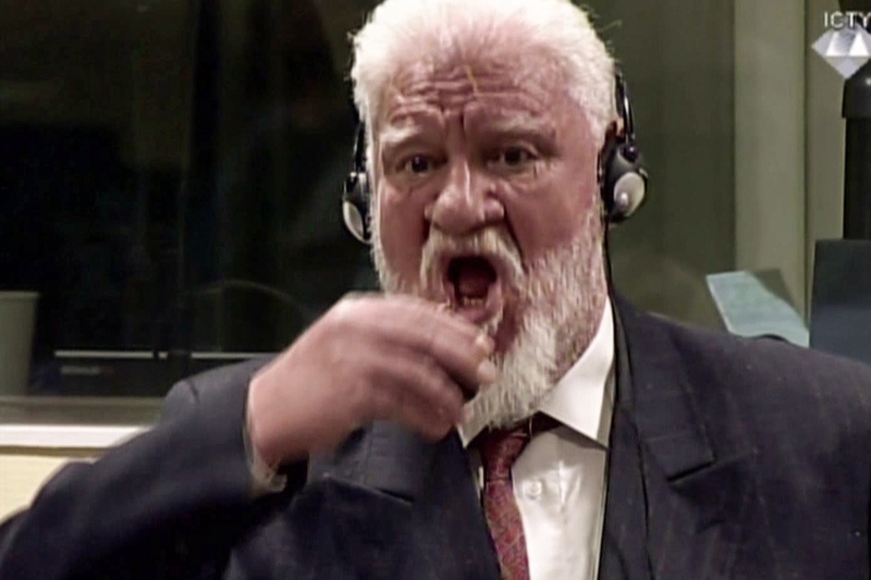 Slobodan Praljak, ex responsable militar bosniocroata.