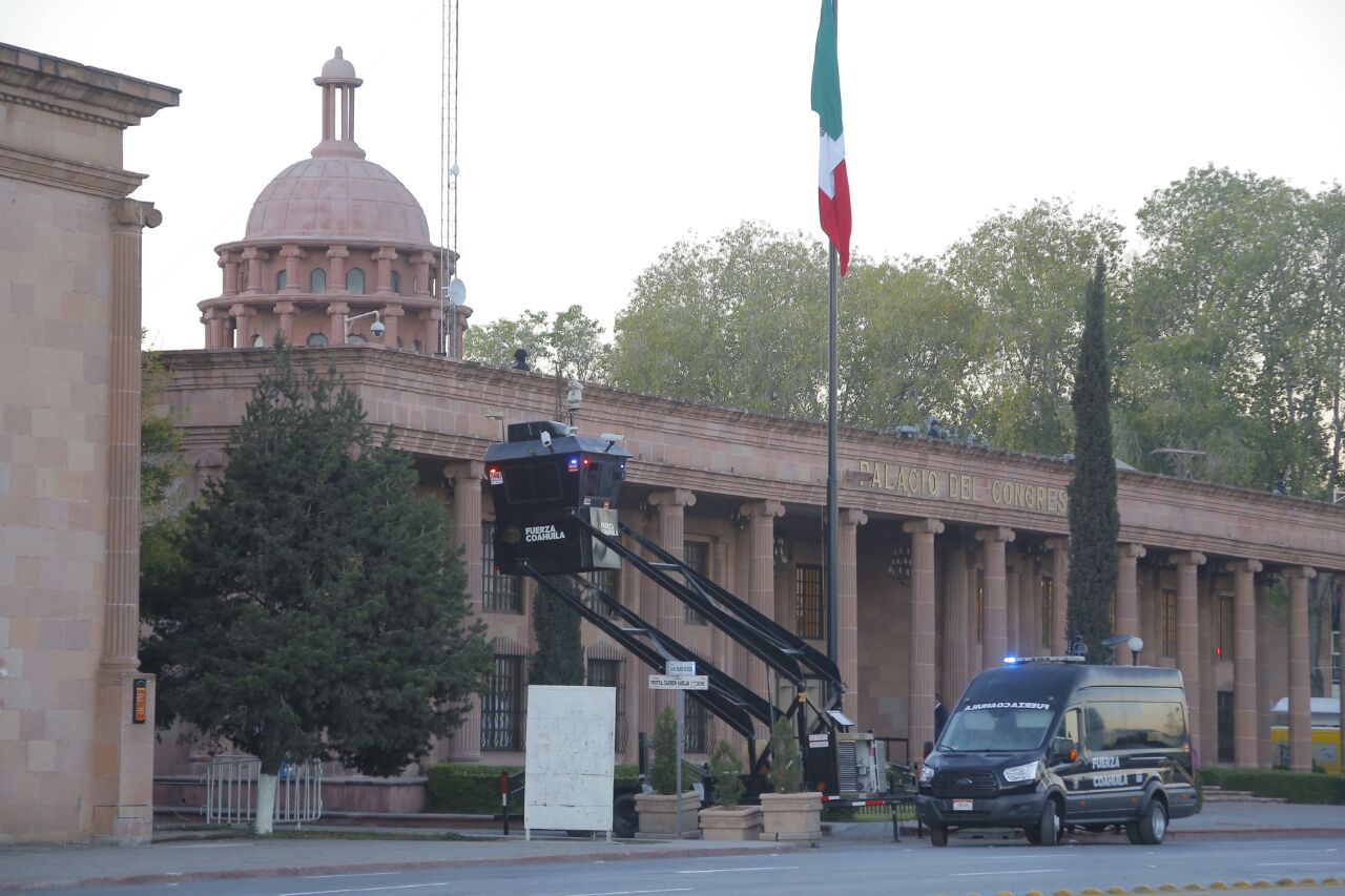 Desde el miércoles el dispositivo de seguridad en el Palacio Legislativo se implementó.