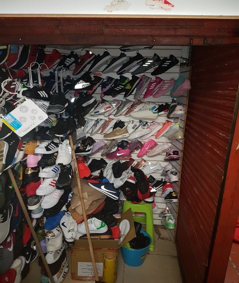 Policía Federal de la División de Investigación y de Gendarmería, la Sedena y elementos de la Fuerza Única Metropolitana realizó el cateo y decomiso.