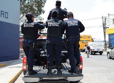 Policías en SLP.