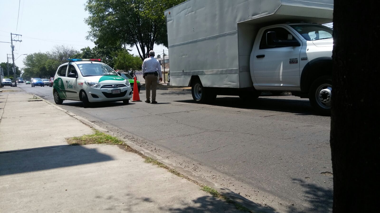 Una de las tres patrullas verdes que trabajan actualmente. 