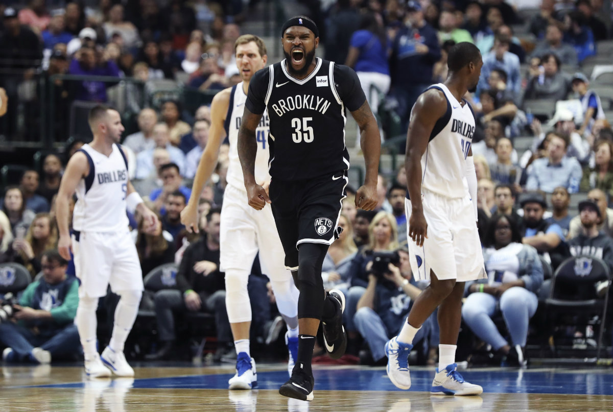 Trevor Booker, jugador de los Nets de Brooklyn