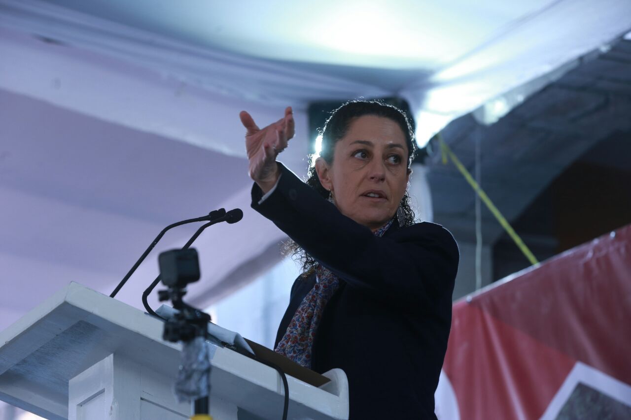 Claudia Sheimbaum, delegada en Tlalpan.