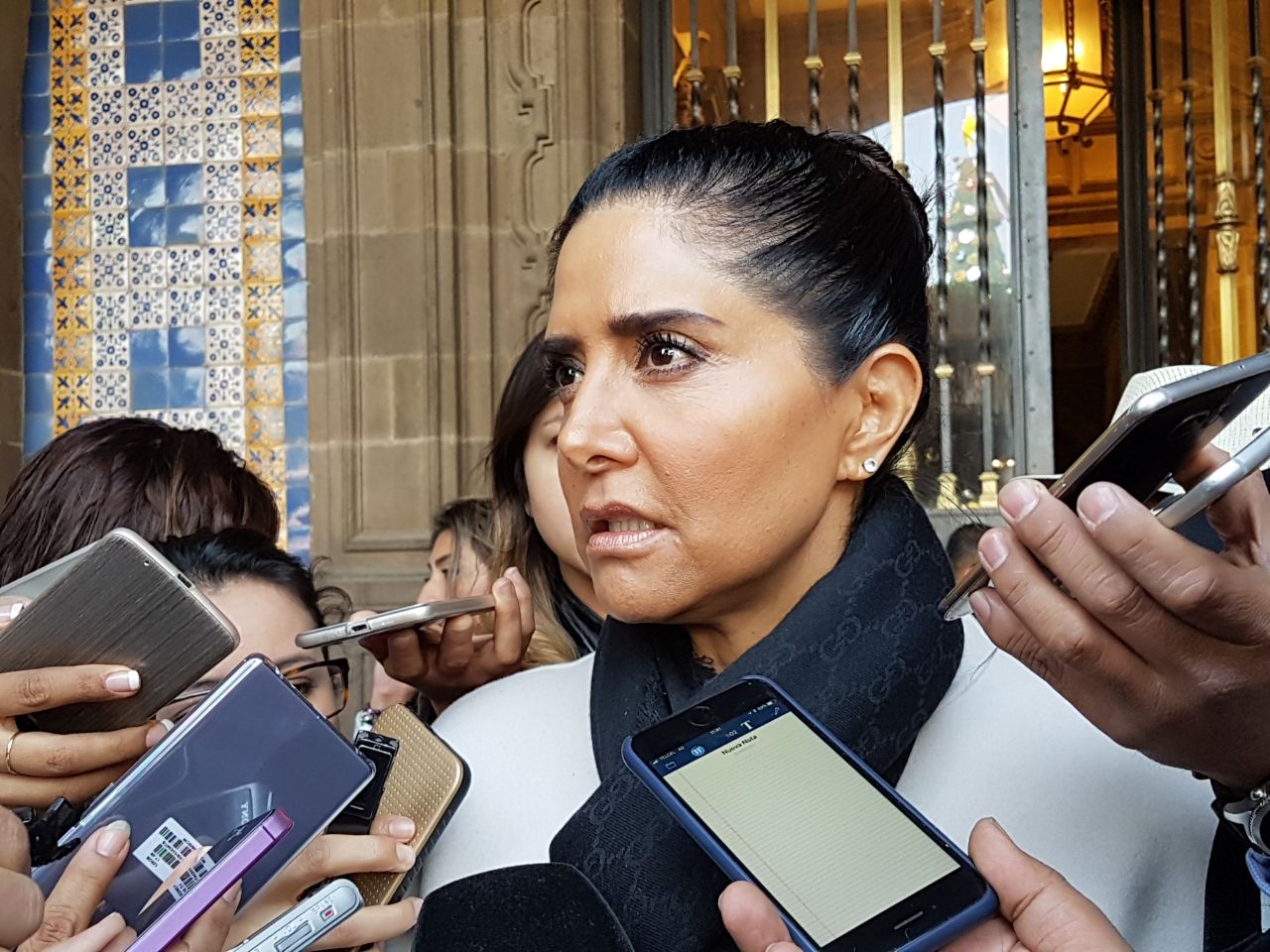 Alejandra Barrales, dirigente nacional del PRD.