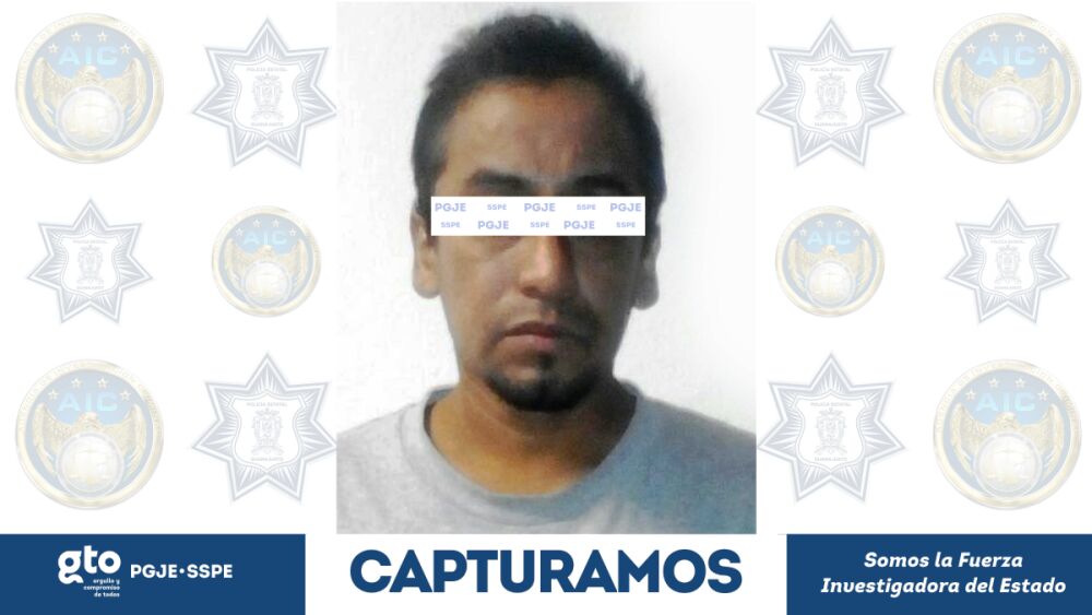Antonio "N", detenido. 