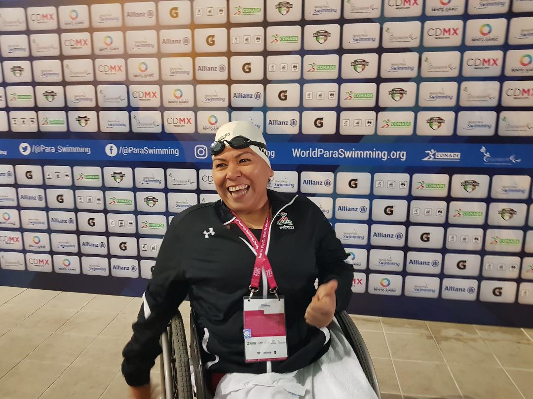 Patricia Valle se despide de Mundiales de Para Natación con medalla