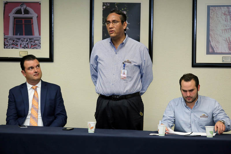 El director de Operaciones mencionó que se destina el 35% de la producción a Estados Unidos, luego a Canadá y finalmente a Asia.