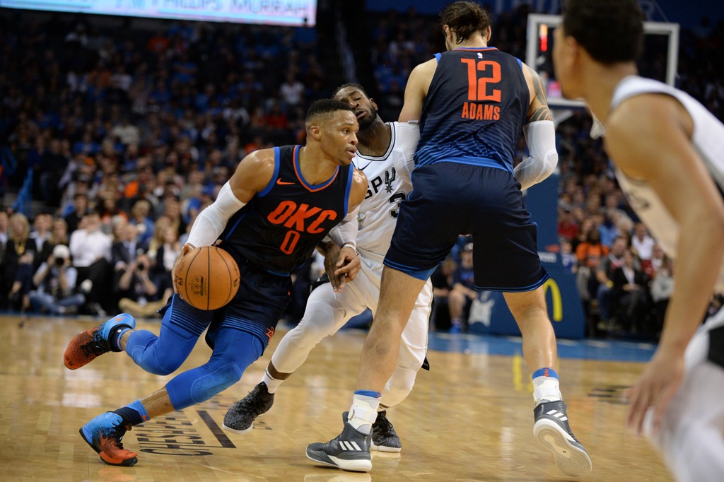 Russell Westbrook, jugador del Thunder de Oklahoma 