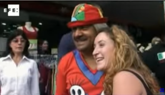 Tiririca durante su campaña en Brasil.