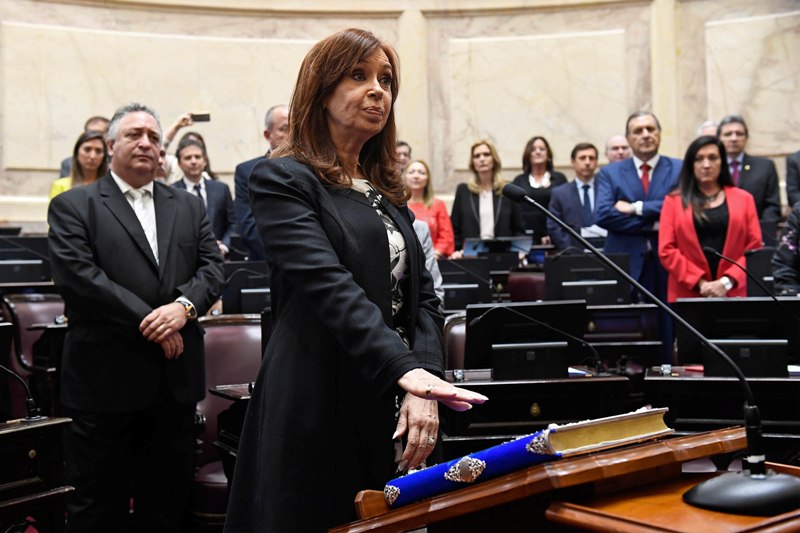 Cristina Fernández, ex presidenta de Argentina.