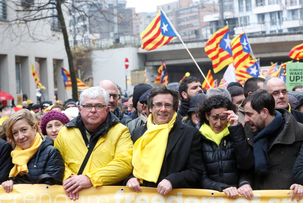 El objetivo de las organizaciones independentistas convocantes -Asamblea Nacional Catalana (ANC) y Òmnium Cultural- es demostrar con esta manifestació