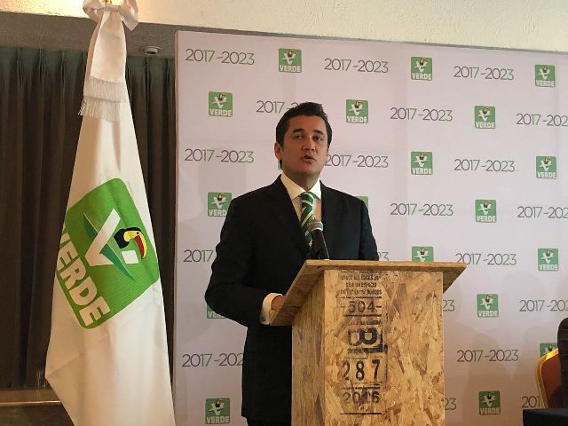 El senador Carlos Puente Salas fue reelecto como vocero nacional del PVEM.