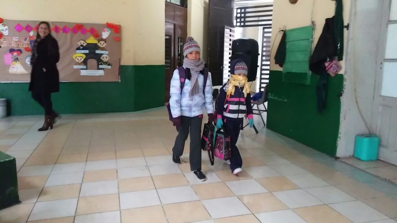 Fueron pocos los menores de edad que asistieron a clases.