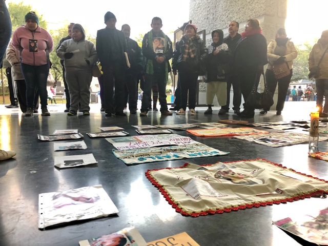 Familia de desaparecidos en Tamaulipas. 