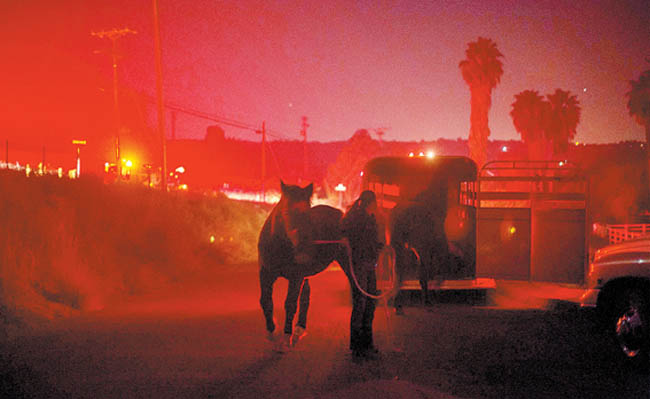Las llamas han devorado zonas entre Los Ángeles y San Diego. 