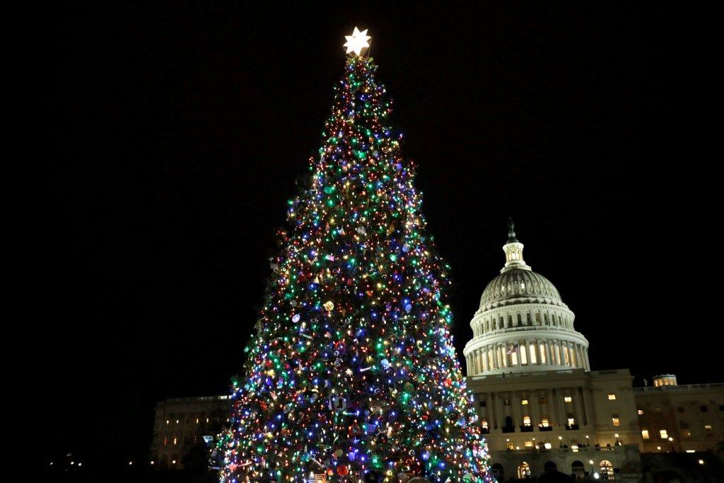 El árbol de navidad de la Casa Blanca fue donado por una granja de Wisconsin.