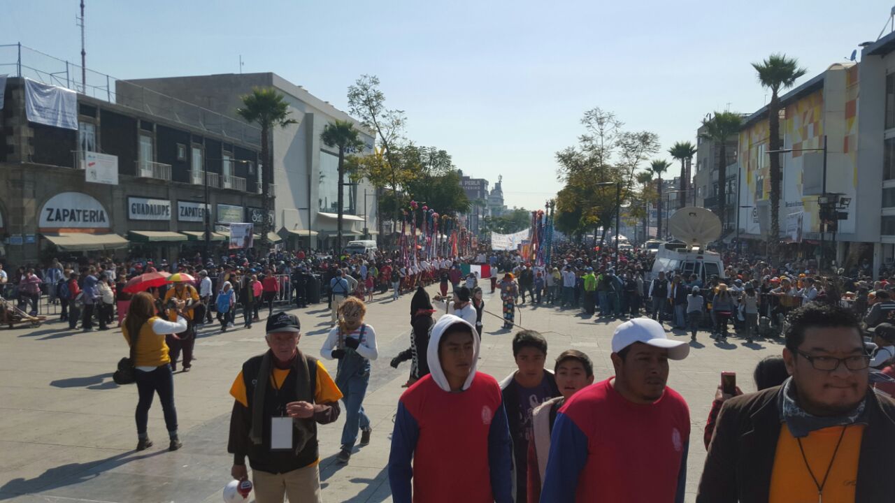 El operativo de vigilancia en la delegación tras la llegada de los peregrinos se mantendrá hasta el próximo 13 de diciembre.