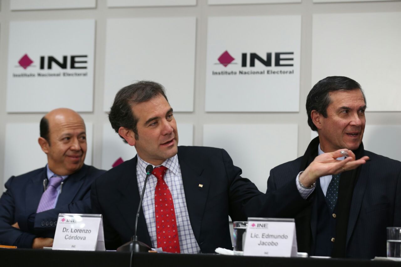 El presidente del INE, Lorenzo Córdova.