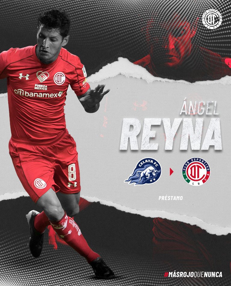 Ángel Reyna es nuevo jugador del Toluca 