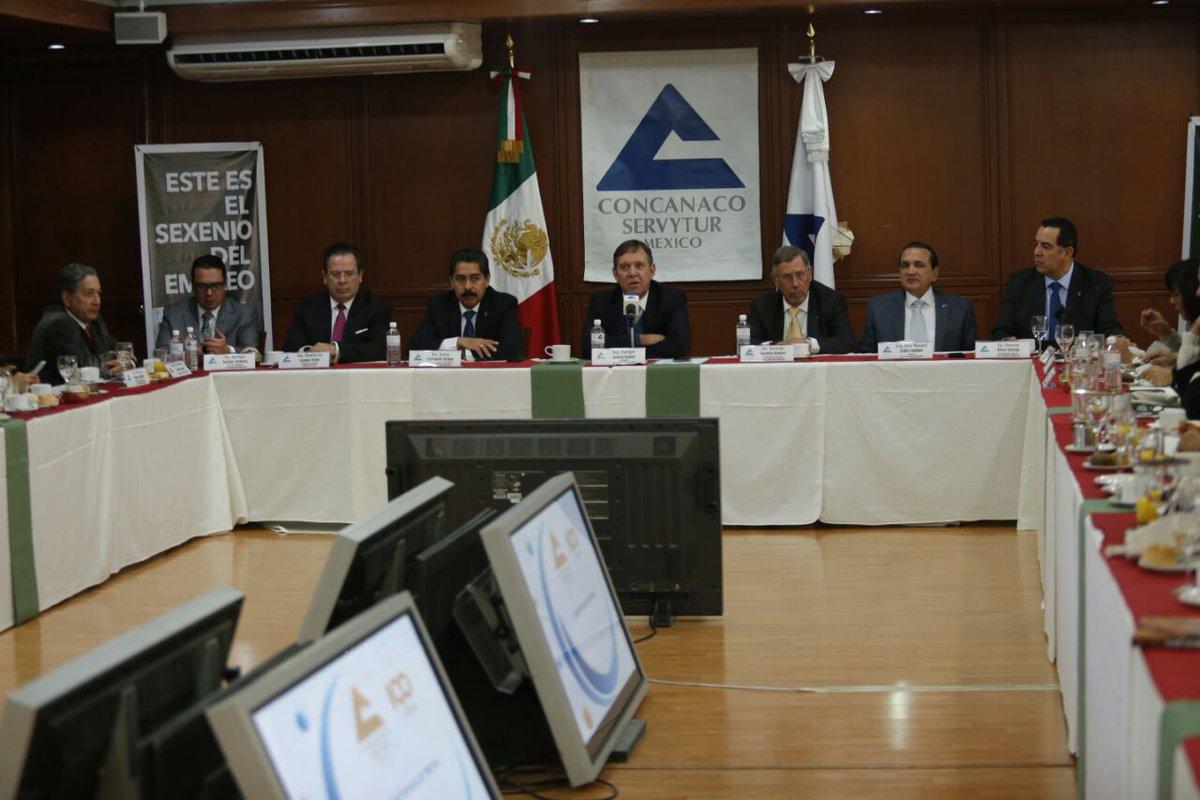El presidente de la Concanaco-Servytur.