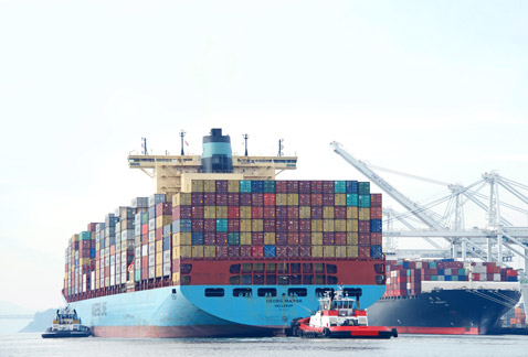 El Puerto de Oakland, en California, es el cuarto más importante de EU y es parte del comercio con México.