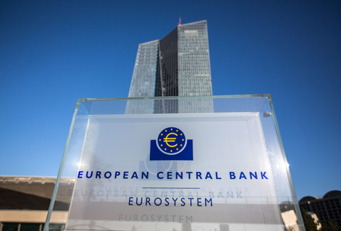 Los buenos resultados. Después de la recesión económica en la eurozona, las políticas del BCE aumentaron la confianza empresarial.