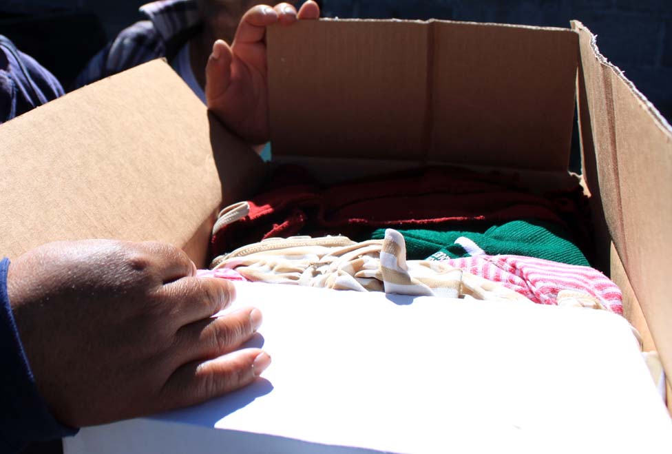 Beneficiamos a más de 40 familias, dijo una de las voluntarias.