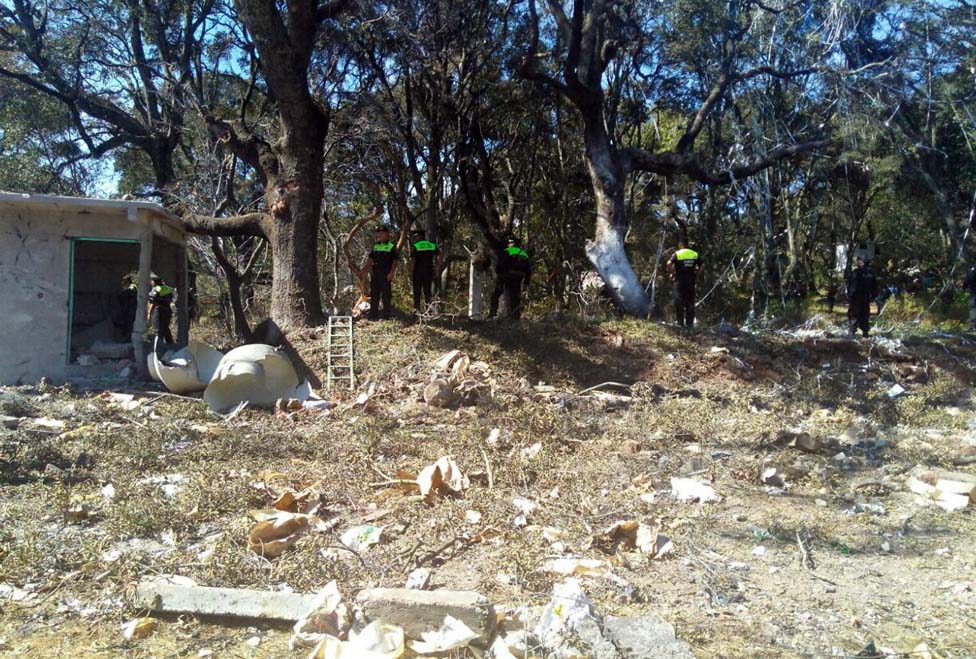 El sitio donde ocurrió el siniestro se ha mantenido en resguardo