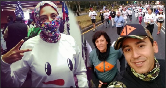 Los corredores disfrutaron de otra edición de Christmas Run en la Ciudad de México