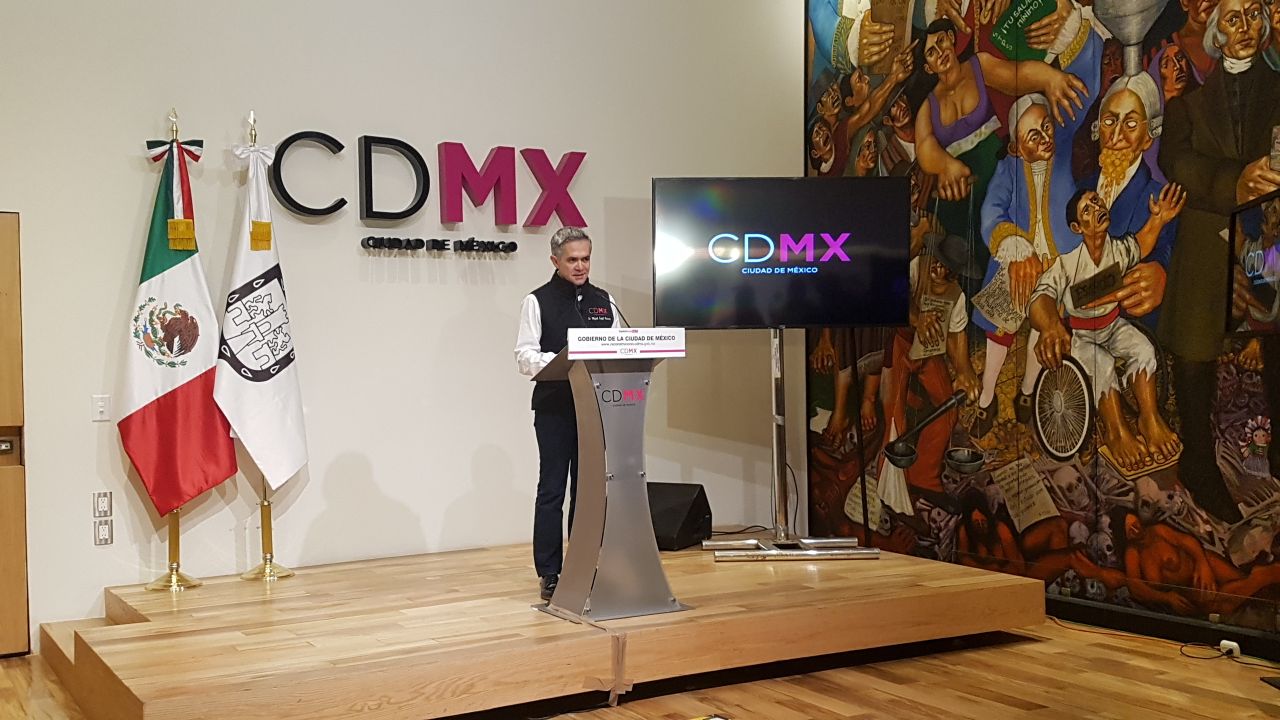 Miguel Ángel Mancera, jefe de Gobierno de la Ciudad México.