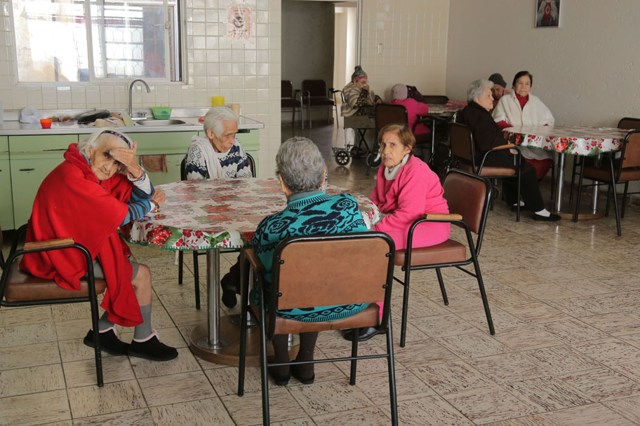 El asilo tiene una capacidad para 40 personas de la tercera edad.