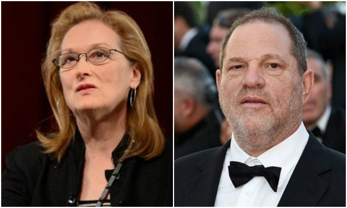 No callé a sabiendas sobre Weinstein: Meryl Streep.