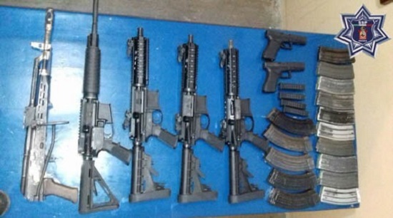El armamento decomisado fue puesto a disposición de la autoridad competente.