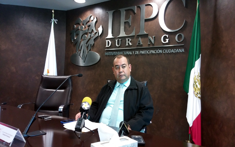 Enrique Kato, presidente del Instituto Estatal y de Participación Ciudadana de Durango. 