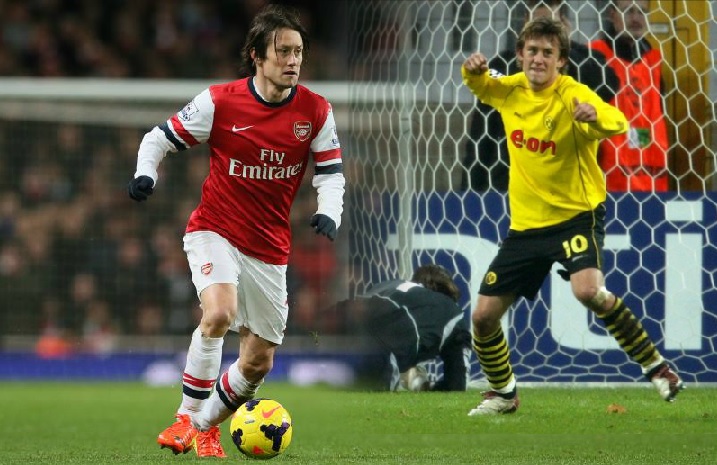 Rosicky brilló en clubes como el Arsenal y el Dortmund 