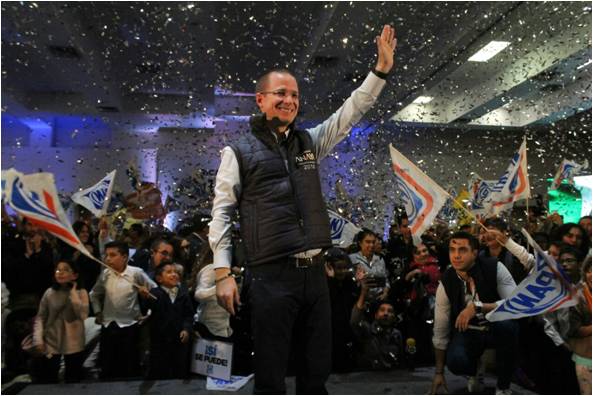 Precandidato Ricardo Anaya. 