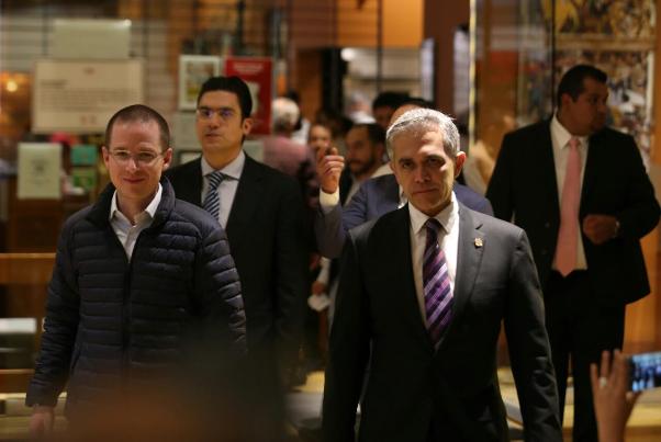 Ricardo Anaya afirmó que Miguel Ángel Mancera es parte fundadora de la coalición "Por México al Frente".