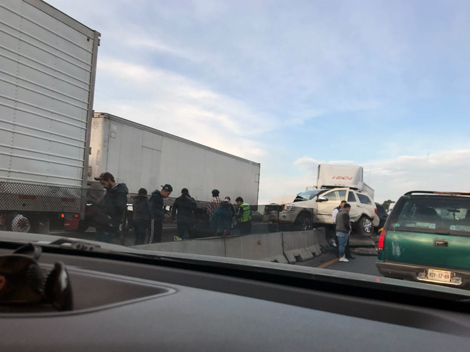 El accidente no dejó lesionados.