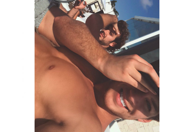 Polo Morín y Lambda García disfrutan sus vacaciones en Playa del Carmen. 