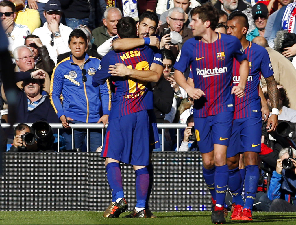 El Barcelona no perdonó y goleó 3-0 al Real Madrid en El Clásico de diciembre 2017